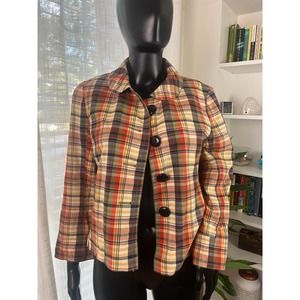 J Crew Plaid Jacket Blazer | Size 8